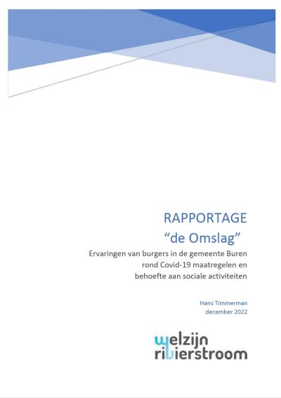 Rapportage de Omslag